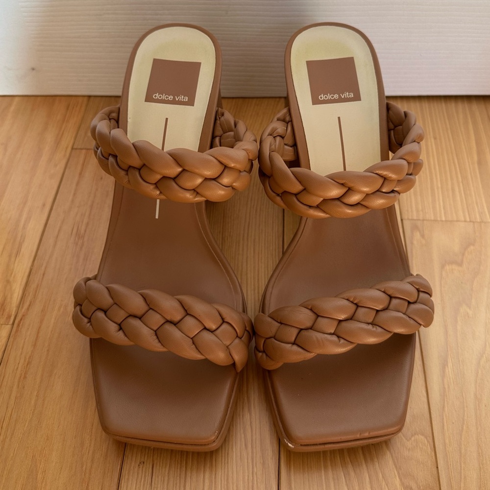 Dolce Vita Ashby Heeled Sandal Size 8.5 Tan